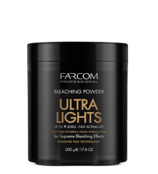 Обезцветяваща супра за коса Farcom Professional Bleaching Powder Ultra Lights 500g