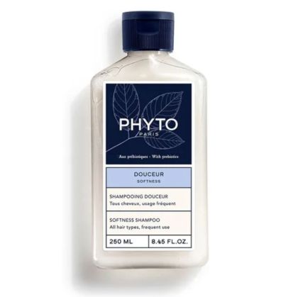 Омекотяващ и балансиращ шампоан за ежедневна употреба за всеки тип коса Phyto Softness Shampoo 250ml