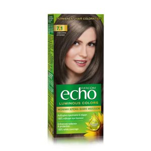 Echo Permanent Hair Color 7.1