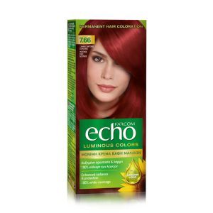 Echo Permanent Hair Color 7.66