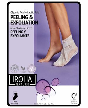 Ексфолираща маска за крака Iroha Peeling & Exfoliating Socks Mask for Feet