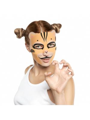 Тонизираща маска за лице с екстракти от плодове на Тайга и Вербена - Тигър 7 Days Animal Mask Wild Tiger Tone Up Effect Face Mask 1pcs 