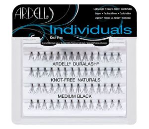 Изкуствени мигли на снопчета Ardell Duralash Individuals Knot-Free Naturals Medium Black False Lashes 