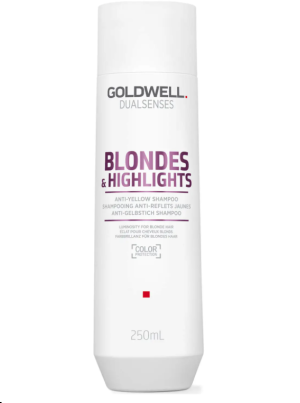 Анти - Жълт шампоан за руса коса Goldwell Dualsenses Blondes & Highlights Shampoo 250ml