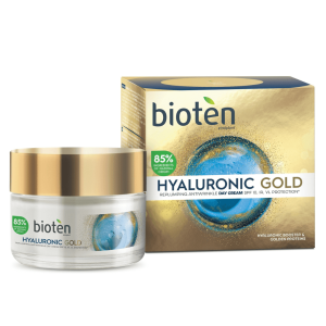 Уплътняващ дневен крем против бръчки Bioten Hyaluronic Gold Day Cream 50ml