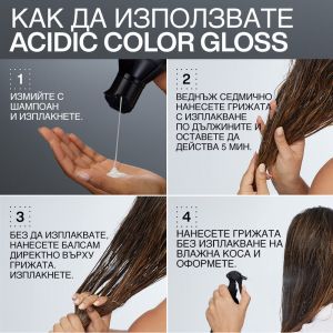 Грижа без изплакване с термозащита Redken Acidic Color Gloss Leave-in Treatment 190ml