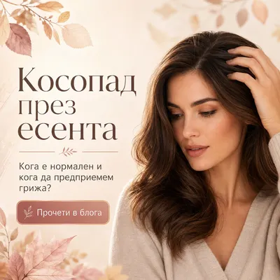 🍂 Косопадът през есента нормален ли е… или е време да обърнем повече внимание на косата си? 👀 Смяната на сезоните чест